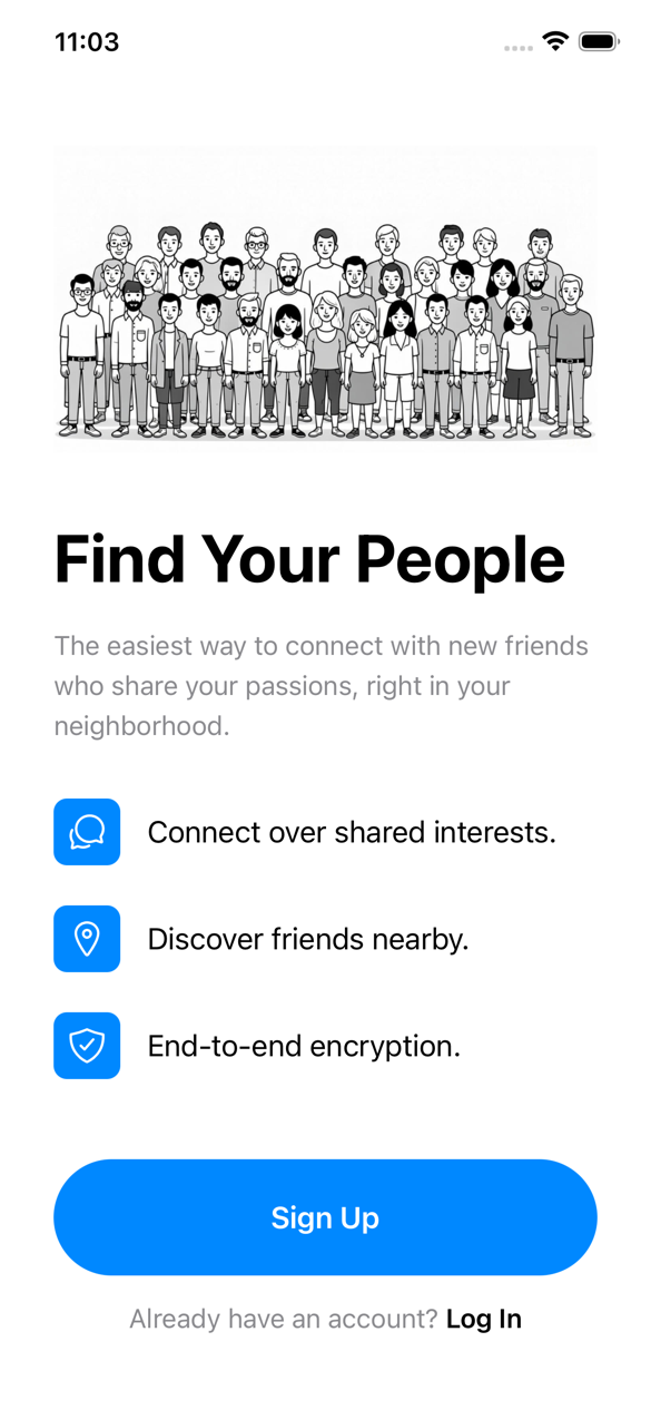 Space4Chat app - find friends who share your interests